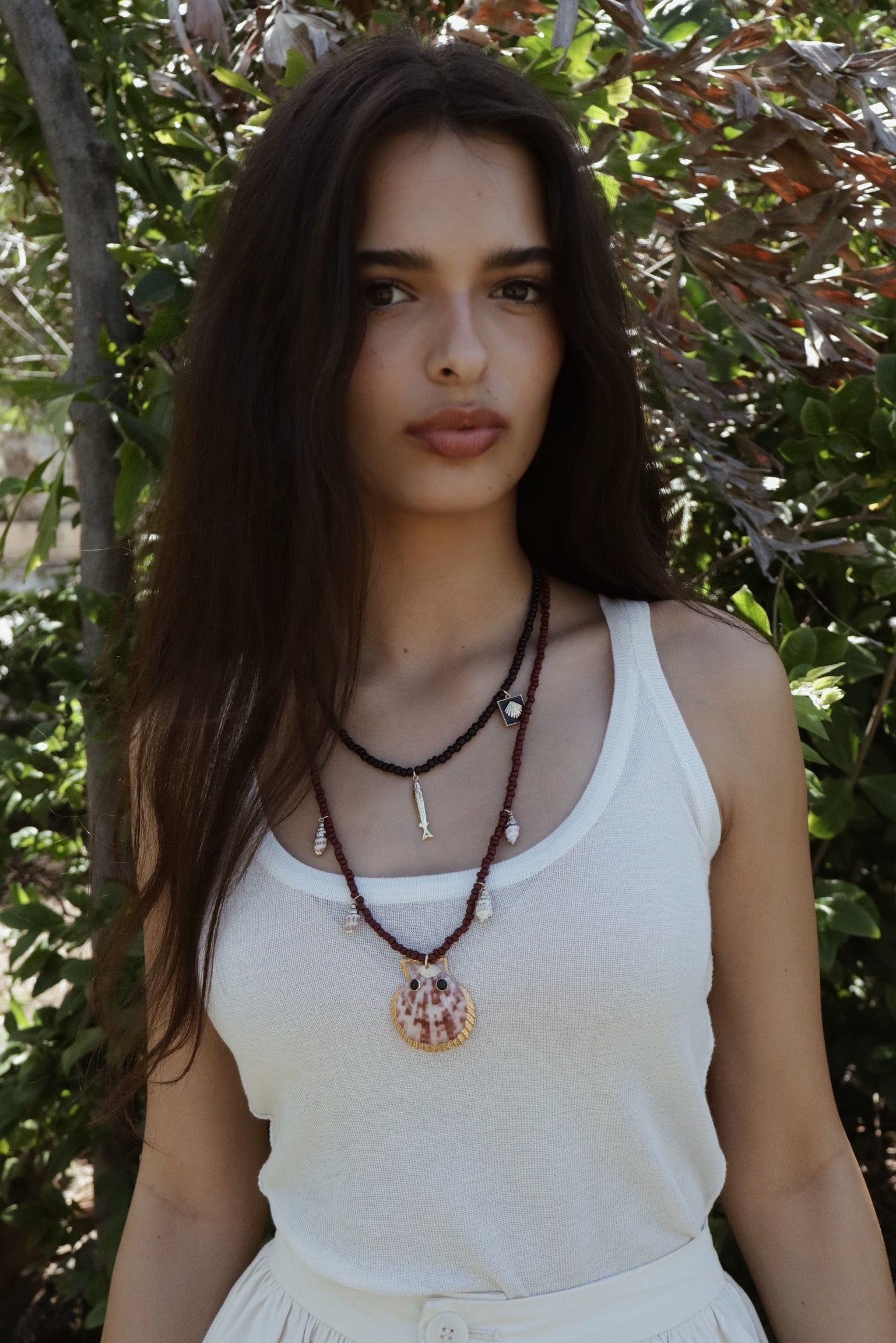 SANIBEL RED NECKLACE