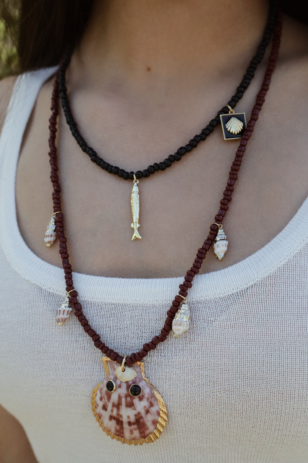 TAYRONA BLACK NECKLACE
