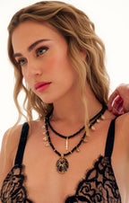 TAYRONA BLACK NECKLACE