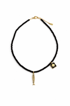 TAYRONA BLACK NECKLACE
